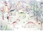 Komar Vliesfototapete Dino Playground 400 cm x 280 cm