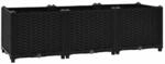 vidaXL Hochbeet 120x40x38 cm Polypropylen 748537