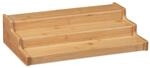 Relaxdays Gew&uuml;rzregal Bambus Natur Stehend 9 cm x 38 cm x 22 cm 0,6 kg