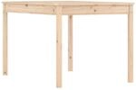 vidaXL Gartentisch 121x82,5x76 cm Massivholz Kiefer 823969