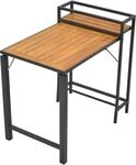 Merxx Klapptisch Santorin Rechteckig Akazie Natur-Grau 60 cm x 91 cm