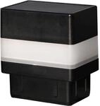 Floraworld LED-Solar-Pfostenkappe 2er Set Anthrazit 6 cm x 4 cm
