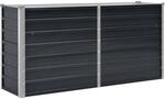 vidaXL Garten-Hochbeet Anthrazit 160 x 40 x 77 cm Verzinkter Stahl 45730