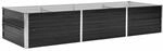 vidaXL Garten-Hochbeet Anthrazit 240 x 80 x 45 cm Stahl 660634