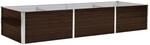 vidaXL Garten-Hochbeet Braun 240 x 80 x 45 cm Verzinkter Stahl 45714