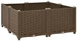vidaXL Hochbeet 80x80x38 cm Polypropylen 316525