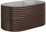 vidaXL Hochbeet Verzinkter Stahl 152x80x68 cm Braun 318950