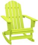 vidaXL Adirondack-Schaukelstuhl Massivholz Tanne Gr&uuml;n 315886