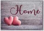 Astra Sauberlaufmatte Pure und Soft 50 cm x 70 cm Home Herzen Silber