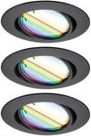 Paulmann Urail LED-Einbauleuchte Basisset Smart Home Zigbee Coin Rund 90 mm...