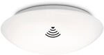 Brilo LED Deckenleuchte Elipso Bewegunsgmelder Neutralwei&szlig; 38 x 7 cm Wei&szlig;