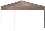 vidaXL Partyzelt Faltbar Taupe 3x3 m