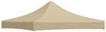 vidaXL Partyzelt-Dach 3x3 m Beige 270 g/m&sup2; 315318