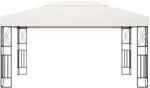 vidaXL Pavillon 3x4 m Creme Stoff