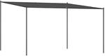 vidaXL Pavillon Anthrazit 4x4 m 180 g/m2 Stoff und Stahl