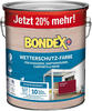 Bondex Wetterschutz-Farbe RAL 3004 Purpurrot - 3 l ausreichend für ca. 27 m2