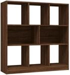vidaXL B&uuml;cherregal Braun Eichen-Optik 97,5x29,5x100 cm Holzwerkstoff 826380