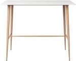 vidaXL Bartisch Wei&szlig; 120x60x105 cm