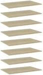 vidaXL B&uuml;cherregal Bretter 8 Stk Sonoma-Eiche 80x50x1,5 cm 805353