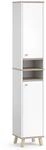 Vicco Badschrank Senyo Wei&szlig;/Sonoma 30 x 174 cm