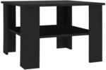 vidaXL Couchtisch Schwarz 60x60x42 cm Holzwerkstoff