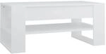 vidaXL Couchtisch Wei&szlig; 102x55x45 cm Holzwerkstoff 810899