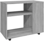 vidaXL Beistelltisch Grau Sonoma 70x35x55 cm Holzwerkstoff