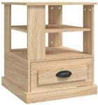 vidaXL Beistelltisch Sonoma-Eiche 50x50x60 cm Holzwerkstoff 816411