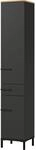 Germania Hochschrank GW-YONKERS 2646 Graphit Eiche B34 cm H190 cm T34 cm