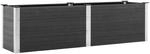 vidaXL Garten-Hochbeet 200x50x54 cm WPC Grau 318095
