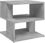 vidaXL Beistelltisch Betongrau 40x40x40 cm Holzwerkstoff