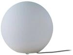 Lindby Tischlampe Marike 9621456 Modern in Wei&szlig; aus Glas 1-flammig E27
