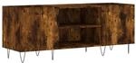 vidaXL Plattenschrank R&auml;uchereiche 121x38x48 cm Holzwerkstoff 831681