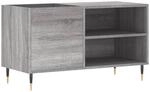 vidaXL Plattenschrank Grau Sonoma 85x38x48 cm Holzwerkstoff 831698