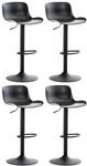 CLP 4er Set Barhocker Almada Schwarz