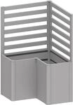 Biohort Rankgitter 2 Stk. f&uuml;r HochBeet/Belvedere L100 Silber-Metallic