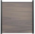 GroJa Solid Grande Steckzaunsystem 180 x 180 cm Bi-Color Braun