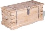 vidaXL Truhe Akazienholz 244053