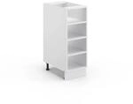 Vicco K&uuml;chenregal Fame-Line Offener K&uuml;chenschrank Wei&szlig; Wei&szlig; 30 cm ohne
