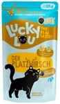 Lucky Lou Katzen-Nassfutter Lifestage Adult Gefl&uuml;gel & Hirsch 125 g