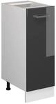 Vicco Apothekerschrank R-Line Anthrazit Hochglanz/Wei&szlig; 30 cm ohne Arbeitsplatte