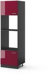 Vicco Mikrowellenschrank R-Line K&uuml;chenregal f&uuml;r die Mikrowelle Bordeaux