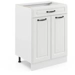 Vicco K&uuml;chenunterschrank R-Line Wei&szlig; Landhaus/Wei&szlig; 60 cm mit Schublade ohne