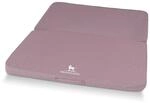 Knuffelwuff Hundematte Tacoma Orthop&auml;disch Faltbar Velours 100 x 80cm Rosa