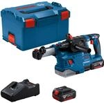 Bosch Professional Akku-Bohrhammer GBH 18V-22 + GDE 18V-12 m. Akkus in L-Boxx