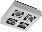 Arcchio Strahler Vince 9620459 Modern in Wei&szlig; aus Aluminium 4-flammig GU10