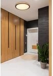 Globo LED-Deckenleuchte Bruno 1-flammig Schwarz matt 307 x 90 mm