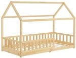 Juskys Kinderbett Marli 90 x 200 cm Natur