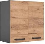 Vicco H&auml;ngeschrank R-Line H&auml;ngender K&uuml;chenschrank Goldkraft Eiche/Anthrazit 60 cm