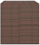 vidaXL Garten-Kissenbox Braun PE Rattan 100x97,5x104 cm